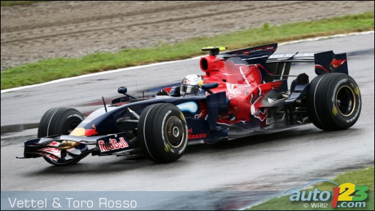 F1: Album photo de la victoire historique de Vettel et Toro Rosso