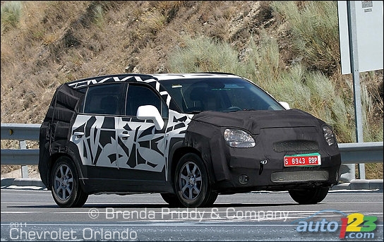 2011 Chevrolet Orlando Prototype spied! 2011 Chevrolet Orlando Prototype spied!