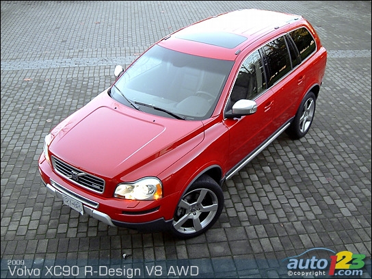 Volvo XC90 R-Design V8 � TI 2009 : essai routier