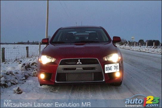 Mitsubishi Lancer Evolution MR 2008 : essai routier
