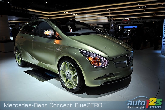 Mercedes-Benz Concept BlueZERO 2009 Mercedes Benz Bluezero Concept. Mercedes-Benz Concept BlueZERO