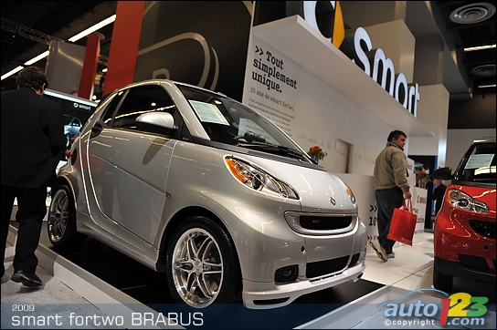 smart Canada shows off fortwo BRABUS at Montreal smart Canada shows off fortwo BRABUS at Montreal