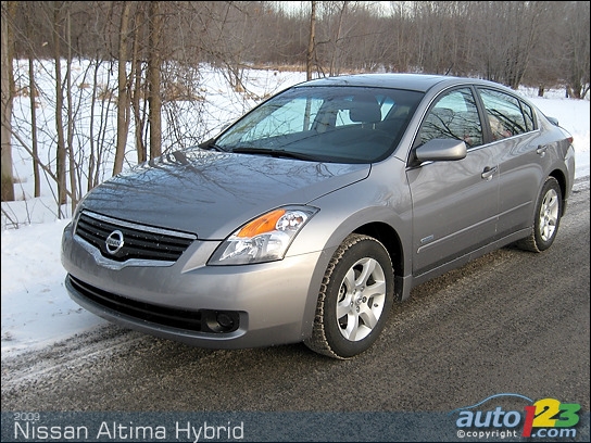 Nissan Altima hybride 2009�: essai routier