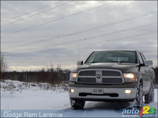 Dodge Ram Laramie Cabine Quad 4x4 2009 : essai routier