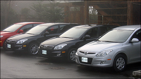 The new 2009 Elantra Touring, a more family-oriented variant of their 