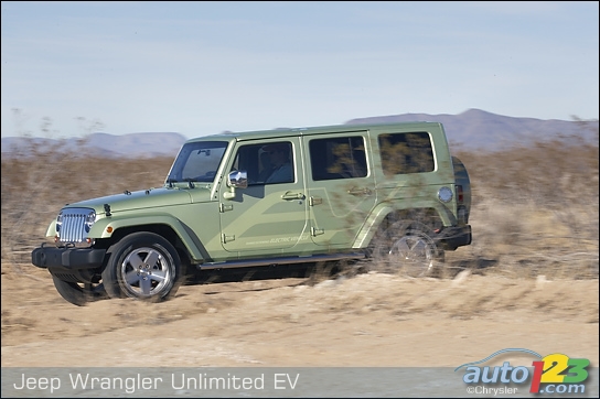 Jeep Wrangler Unlimited EV : prototype Jeep Wrangler Unlimited EV : prototype