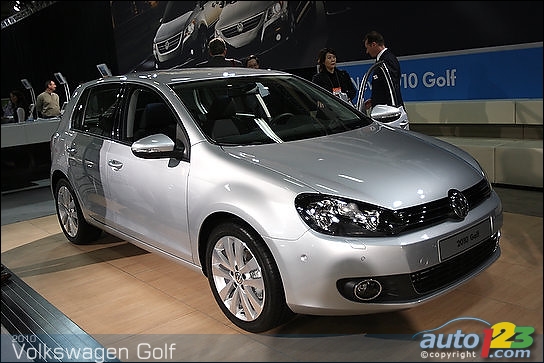 2010 Volkswagen Golf at the Vancouver Auto Show