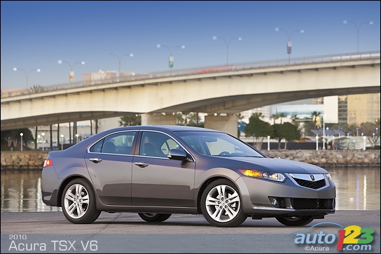 2010 Acura TSX V6 at the Vancouver Auto Show