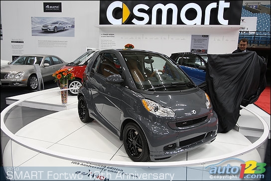 2009 smart fortwo 10th anniversary at the Vancouver Auto Show 2009 smart fortwo 10th anniversary at the Vancouver Auto Show