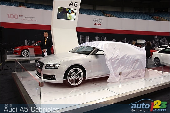 Audi A5 Cabriolet Interior. 2010 Audi A5 Cabriolet at the