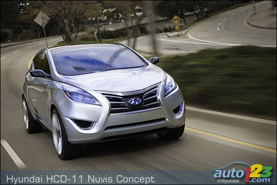 Le concept Hyundai Nuvis en grande premi�re au Salon de New York