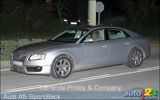 Scoop�! Audi A5 Sportback nearly camo-free!