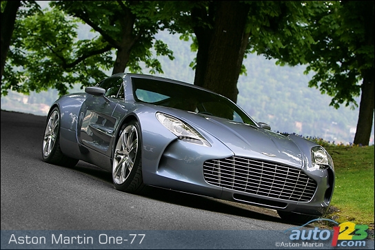 Aston Martin One-77 wins top design award at the Concorso d'Eleganza, Villa d'Este Aston Martin One-77 wins top design award at the Concorso d'Eleganza, Villa d'Este