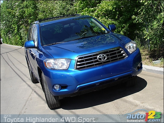 Toyota Highlander 4WD V6 Sport 2009 : essai routier
