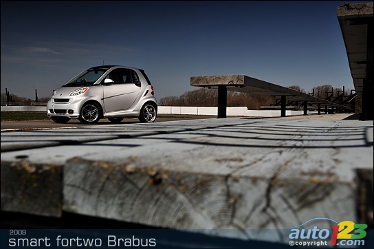 smart Fortwo Coup� BRABUS 2009 : essai routier