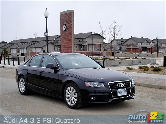 Audi A4 3.2 FSI quattro 2009 : essai routier