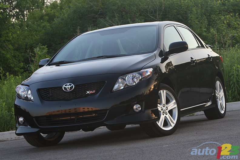 2010 Toyota corolla xrs specs