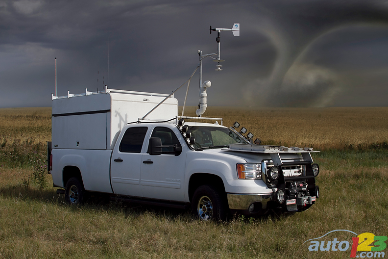 Tornado-Resistant Truck Built by A.R.E. for the 'Storm Chasers'!