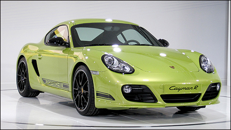 2010 LA Auto Show Porsche Cayman R Car News Auto123