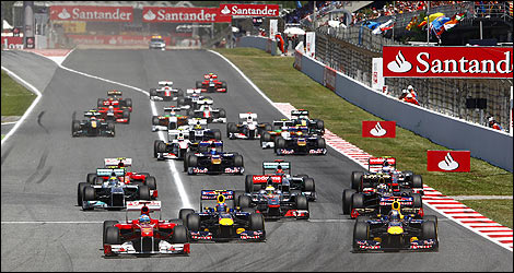 F1 grand prix of Spain Barcelona