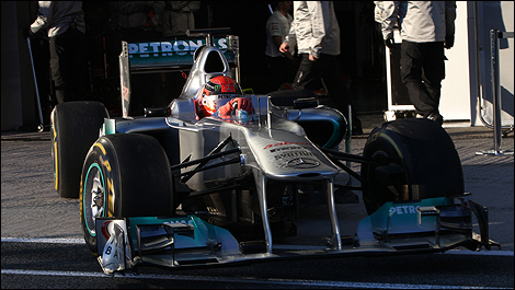 Michael Schumacher F1 Mercedes W02