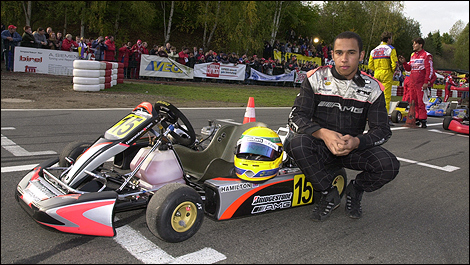 Karting Les D buts De Lewis Hamilton En Karting photos Auto123