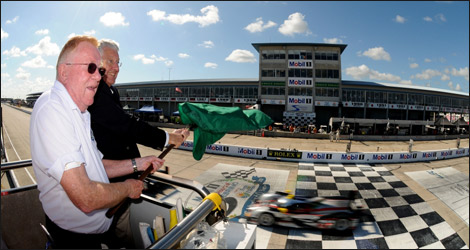 Les 12 Heures de Sebring sont bien en cours (Photo: ALMS.com)