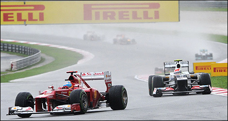 F1 Fernando Alonso Sergio Perez Sauber Ferrari