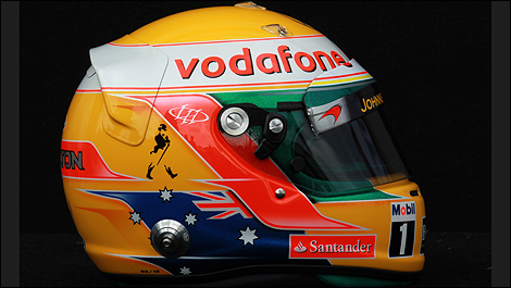 2012 F1 helmets