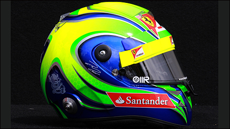 2012 F1 helmets