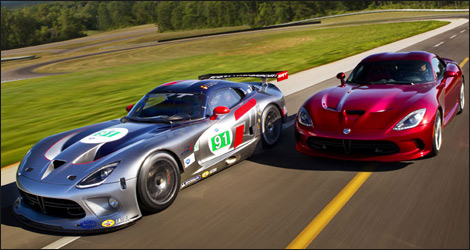 Dodge's new Viper GTS-R - competition and street versions (Photo: ALMS.com)