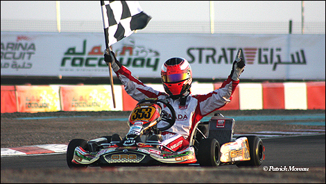 Pier-Luc Ouellette, champion du monde de karting (Photo: Patrick Moreau/SRA)