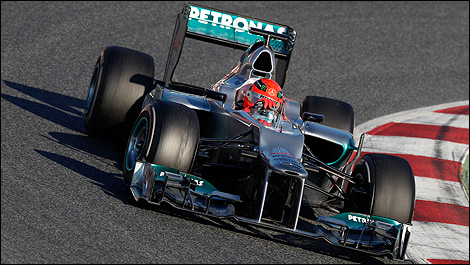 Mercedes W03 F1 Michael Schumacher