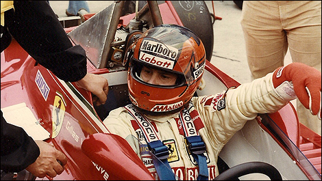 Gilles Villeneuve F1 Ferrari