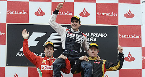 F1 Fernando Alonso Pastor Maldonado Kimi Raikkonen