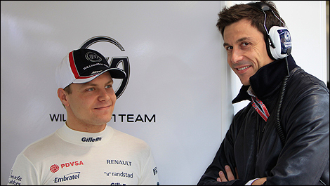 Valtteri Bottas with Christian Wolff