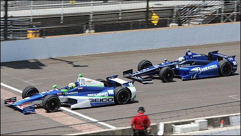 Indy 500 Tony Kanaan Alex Tagliani