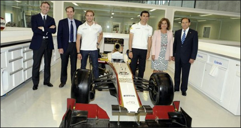 The new Madrid headquarters of Hispania Racing (Photo: HRTF1Team.com)