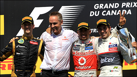 Podium Grand Prix of Canada 2012