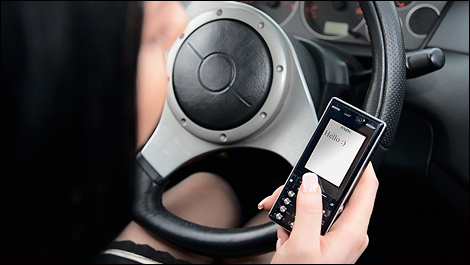Les messages texte au volant