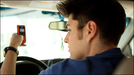 Messages textes au volant