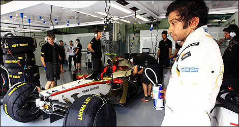 HRT F1 Narain Karthikeyan