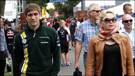 Vitaly Petrov with Oksana Kosachenko