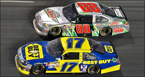 NASCAR Matt Kenseth Dale Earnhardt Jr.