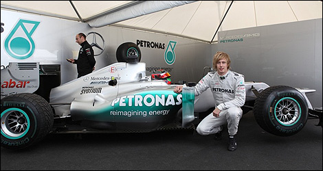 F1 Mercedes W03 Brendon Hartley