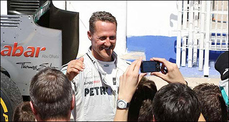 F1 Mercedes AMG Michael Schumacher