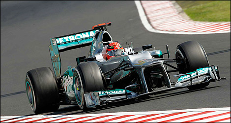 F1 Mercedes AMG Michael Schumacher