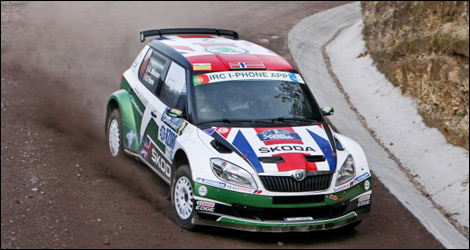 IRC Skoda Fabia Andreas Mikkelsen