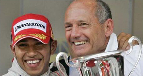 F1 McLaren Lewis Hamilton Ron Dennis