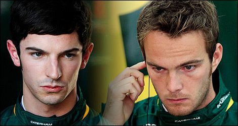 F1 Caterham Alexander Rossi Giedo van der Garde